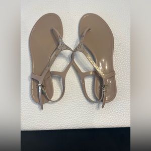 Valentino Garavani Pink Beige Slingback Sandal